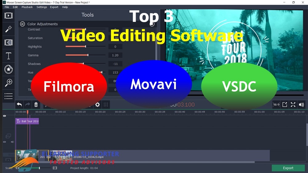 free professional video editing software for windows